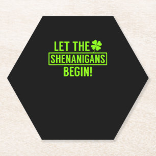 Lass der Shenanigans Begin Funny St Patricks T-Shi Untersetzer