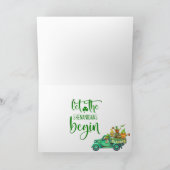 Lass der Shenanigans Begin St. Patrick's Day Karte (Innenseite)