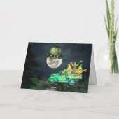 Lass der Shenanigans Begin St. Patrick's Day Karte (Rückseite)