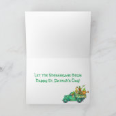 Lass der Shenanigans Begin St. Patrick's Day Karte (Innenseite)