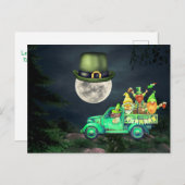 Lass der Shenanigans Begin St. Patrick's Day Postkarte (Vorne/Hinten)
