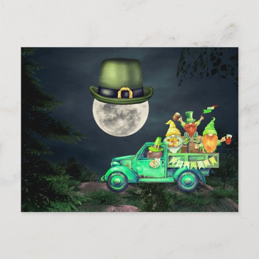 Lass der Shenanigans Begin St. Patrick's Day Postkarte (Vorderseite)