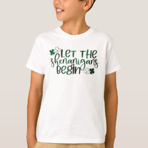 Lass der Shenanigans Begin St. Patrick's Day T-Shirt