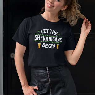 Lass der Shenanigans Begin St. Patrick's Day T-Shirt