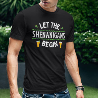 Lass der Shenanigans Begin St. Patrick's Day T-Shirt