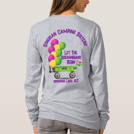 Lass der Shenanigans Begin T - Shirt (Rückseite)