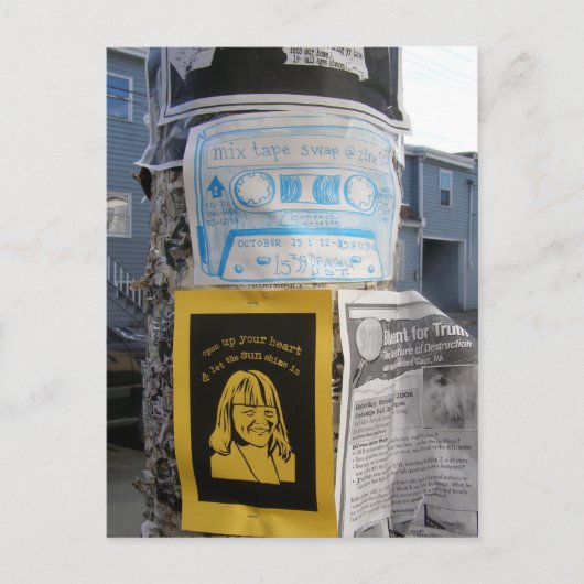 Lass der Sonne Postkarte (Vorderseite)