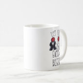 Lass der Spiele Begin Meeple Wedding Fun Art Kaffeetasse (VorderseiteRechts)