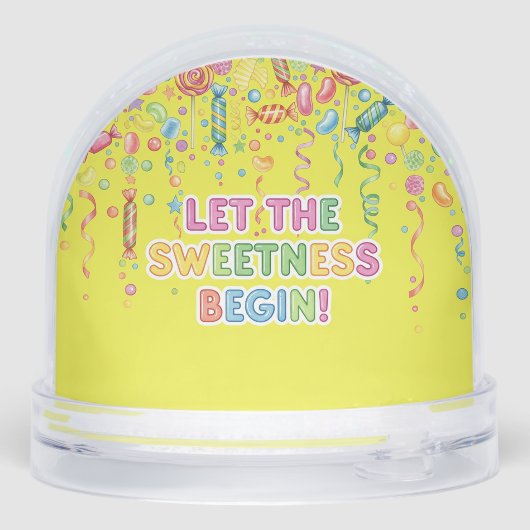 Lass der Süße Begin von Natasha Us Schneekugeln (Rückseite)