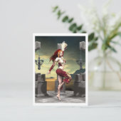 Lass der Tanzpostkarte Postkarte (Stehend Vorderseite)