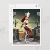 Lass der Tanzpostkarte Postkarte (Vorne/Hinten)