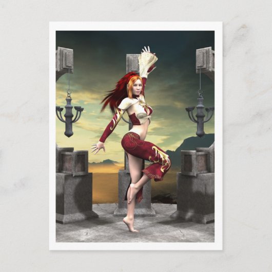 Lass der Tanzpostkarte Postkarte (Vorderseite)