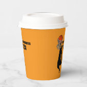 Lass der Wahnsinn beginnen März Wahnsinn Party Pappbecher (Links)