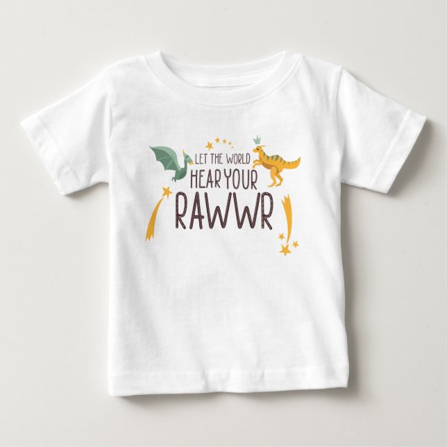 Lass der Welt höre dein Gehör Baby T-shirt (Vorderseite)