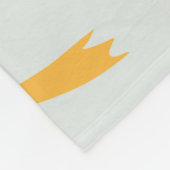 Lass der Welt höre dein Gehör Fleecedecke (Ecke)