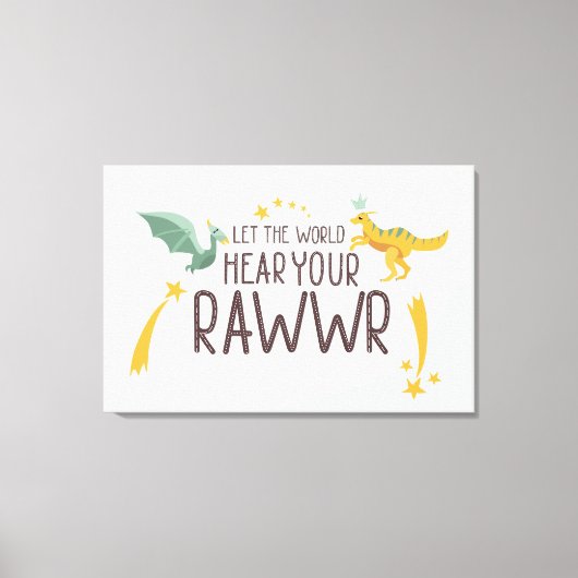 Lass der Welt höre dein Gehör Leinwanddruck (Vorderseite)