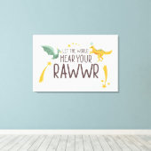 Lass der Welt höre dein Gehör Leinwanddruck (Insitu (Holzboden))