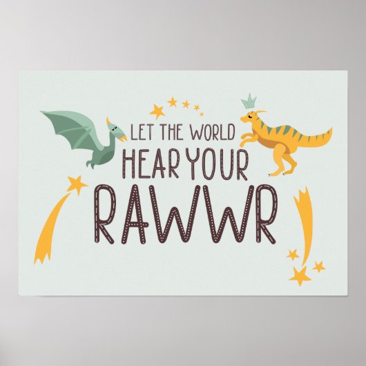 Lass der Welt höre dein Gehör Poster (Vorne)