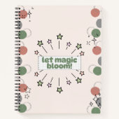 Lass der Zauberblüte: Ästhetische Zeitschrift Notizblock (Vorderseite)