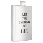 LASS DES ABENDS GIN Funny GIN Alkoholangebot Flachmann (Rechts)
