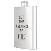 LASS DES ABENDS GIN Funny GIN Alkoholangebot Flachmann (Links)