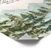 Lass des Abenteuer Begin Woodland Spätabenteuer-Wi Poster (Ecke)