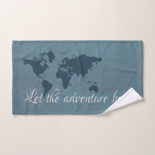 Lass des Abenteuers Badhandtuch Set (Handtuch)