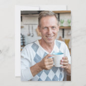 Lass des Abenteuers Begin Forest Foto Retirement Einladung (Rückseite)