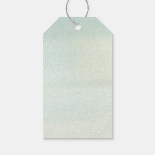 Lass des Abenteuers Begin rustikale Berglandschaft Geschenkanhänger (Rückseite)