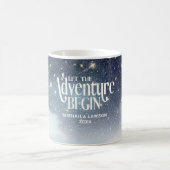 Lass des Abenteuers Begin Starry Night Celestial Kaffeetasse (Mittel)