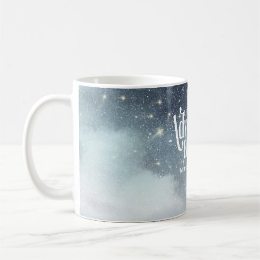 Lass des Abenteuers Begin Starry Night Celestial Kaffeetasse (Links)