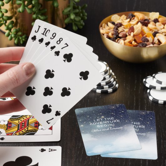 Lass des Abenteuers Begin Starry Night Celestial Spielkarten (In Situ)