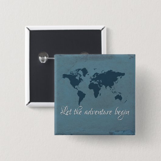 Lass des Abenteuers Button (Vorne & Hinten)