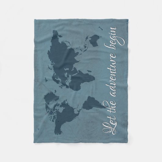 Lass des Abenteuers Fleecedecke (Vorderseite)