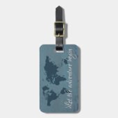 Lass des Abenteuers Gepäckanhänger (Vorderseite vertikal)
