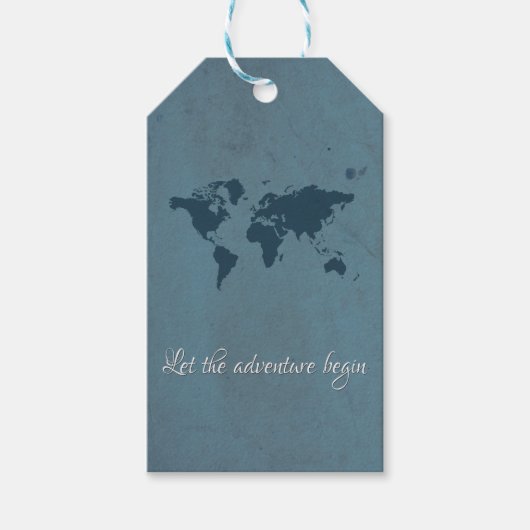 Lass des Abenteuers Geschenkanhänger (Vorderseite)