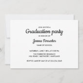Lass des Abenteuers | Graduate Foto Einladung (Rückseite)