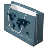 Lass des Abenteuers Große Geschenktüte (Vorderseite Schrägansicht)