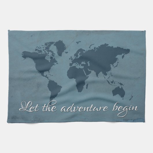 Lass des Abenteuers Handtuch (Horizontal)
