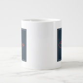 Lass des Abenteuers Jumbo-Tasse (Vorderseite)