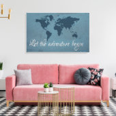 Lass des Abenteuers Leinwanddruck (Insitu (Wohnzimmer))