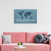 Lass des Abenteuers Leinwanddruck (Insitu (Wohnzimmer))