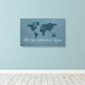 Lass des Abenteuers Leinwanddruck (Insitu (Holzboden))