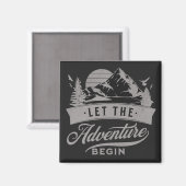 Lass des Abenteuers Magnet (Vorderseite/Rückseite)