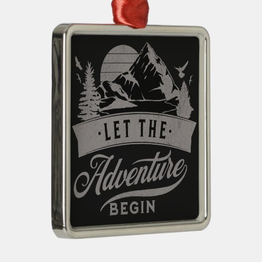 Lass des Abenteuers Ornament Aus Metall (Rechts)