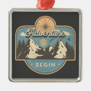 Lass des Abenteuers Ornament Aus Metall