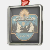 Lass des Abenteuers Ornament Aus Metall (Links)