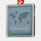 Lass des Abenteuers Ornament Aus Metall (Links)