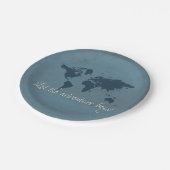 Lass des Abenteuers Pappteller (Schrägansicht)