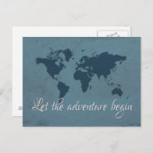Lass des Abenteuers Postkarte (Vorne/Hinten)